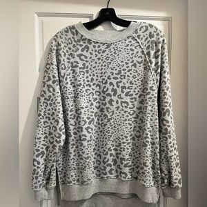 American Eagle Leapord Print Sweater